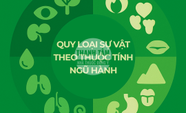 Quy loại sự vật theo thuộc tính của ngũ hành