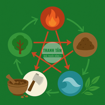 Tương sinh và Tương khắc trong ngũ hành | Nhà thuốc Thanh Tâm