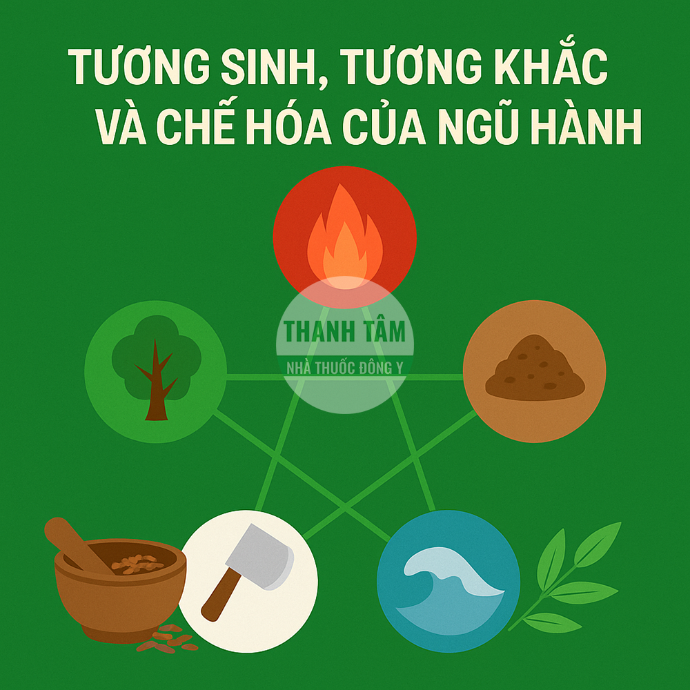 Tương sinh Tương khắc và Chế hóa của ngũ hành | Nhà thuốc Thanh Tâm