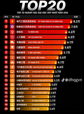 Top 20 Most Popular University Majors in China in 2026 | Nha thuoc Thanh Tam