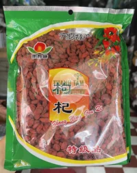 Câu kỷ tử ngọt gói xanh 500g mặt trước | Cửa Hàng Dược Liệu Thanh Tâm