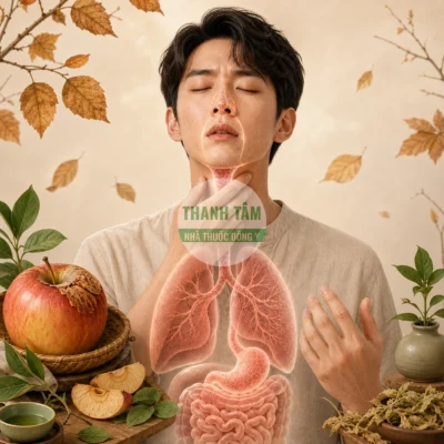 Táo có tính khô dễ làm tổn thương tân dịch