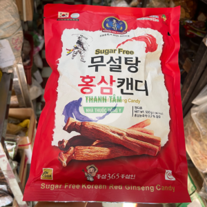 Geumsan Korean Red Ginseng Candy sugar free 500g mặt trước | Cửa Hàng Dược Liệu Thanh Tâm